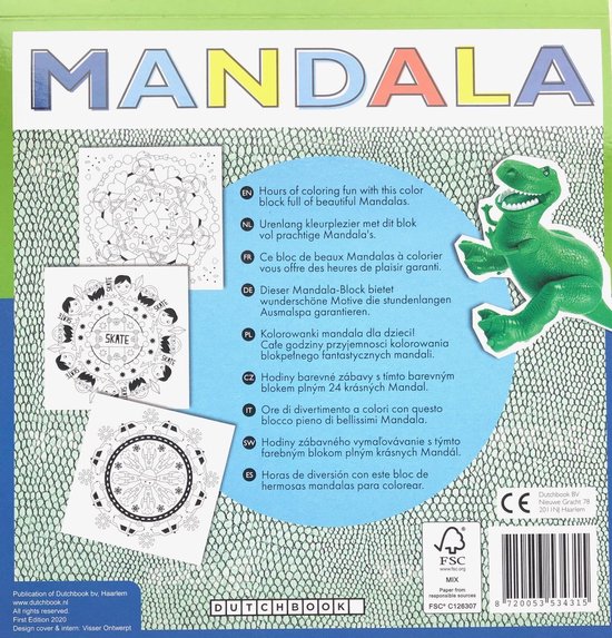 Mandala Kleurboek voor Kinderen Play Time New Design - Dutchbook