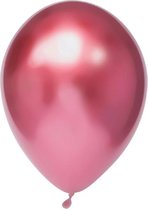 Chrome chroom ballonnen Roze 30 cm – 50 stuks