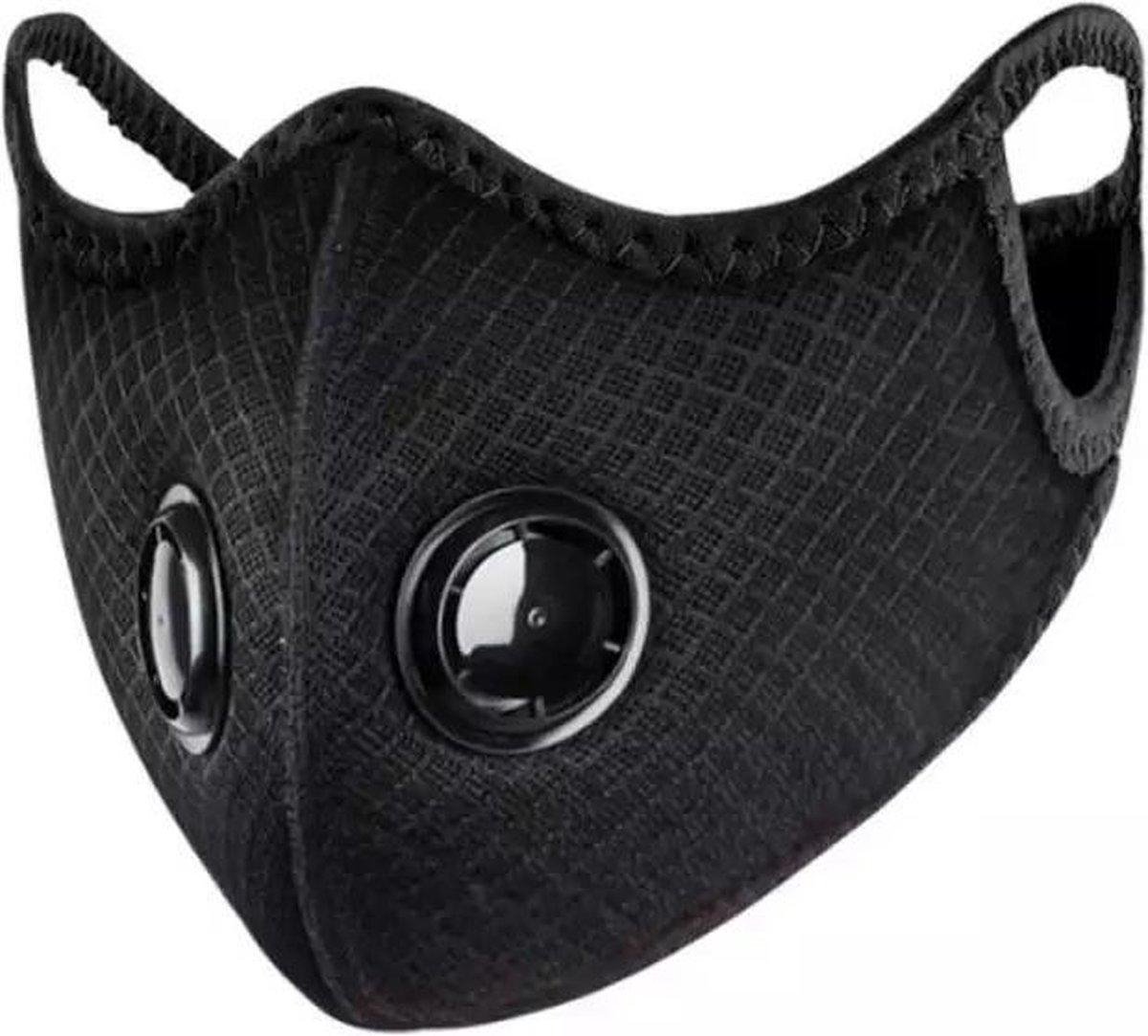 Trainingsmasker – Mondkapje – Masker met Ventilatie – Deluxe mask - Faas®