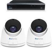 ProSeries Sony camerabewaking set met 2 x 8MP 4K UHD draadloze Dome camera