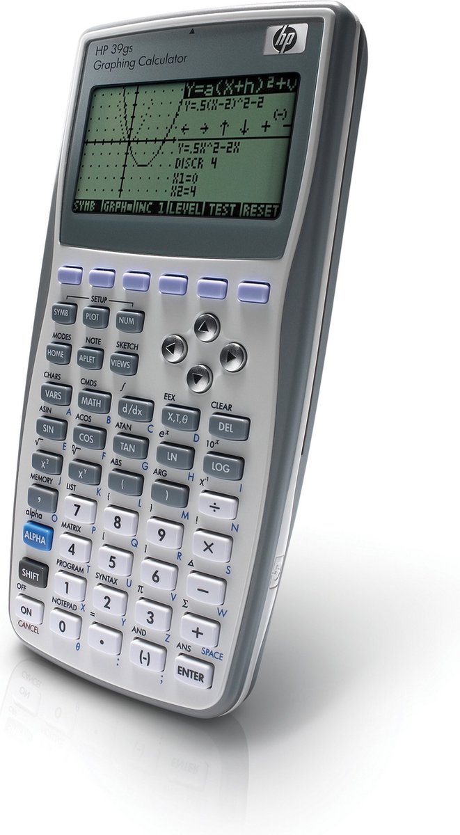 HP Calculator 39GS Graphing