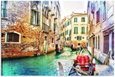 Schilderij - Prachtig Venetië , Italië