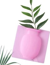 Bloemen Vaas - Handig Afneembaar - Silliconen - Plak tegen je Raam – Bloemen – Plakken – Sticker overal tegen te plakken – Keuken Vaas – Sfeer Vaas – Waterplant