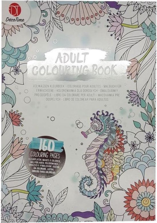 Adult Colouring Book Deco Time Kleurboek voor volwassenen