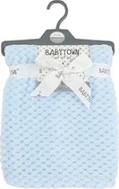 Babytown - Baby Winter Waffle Dekentje - 75x90 cm - Lichtblauw