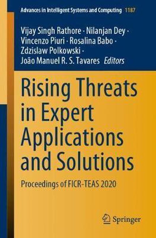 Rising Threats in Expert Applications and Solutions - cover