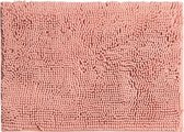 Lucy's Living Luxe badmat CHECKO Pink – 43 x 61 cm - roze - douchemat - badmatten - badmat antislip - badkamer - badmat zwart - badtextiel - polyester