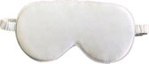 YOSMO- Zijden Slaapmasker - kleur wit - 100% Zijden - Moerbei