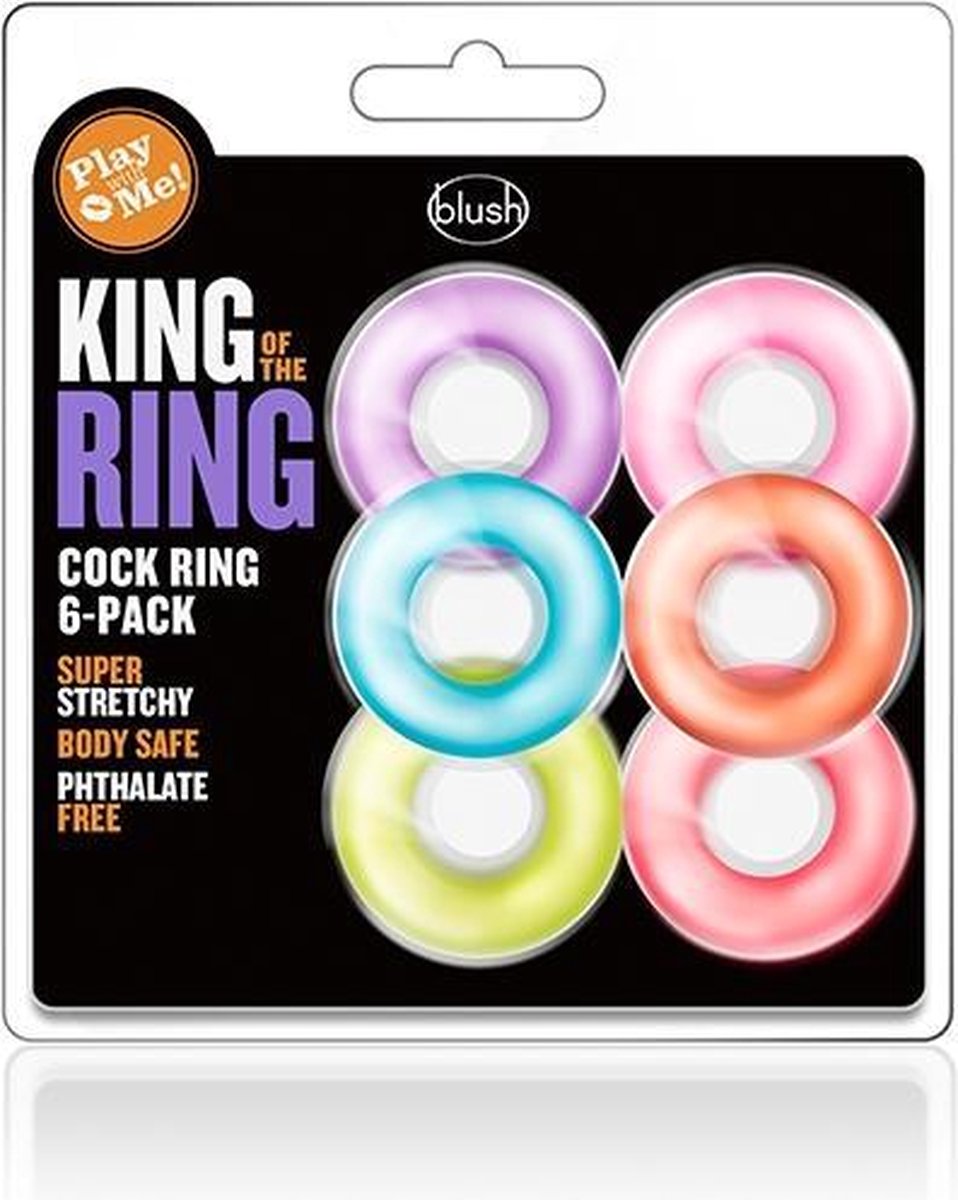 Goedkoopste Blush - Play With Me King of the Ring Cockring Set 6 Stuks