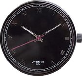 JU'STO J-WATCH uurwerk Roman Numerals Black - Grande