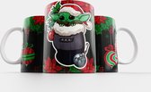 Mok kerstmis Baby Yoda Star Wars