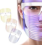 Beauty masker – Lichttherapie – Draadloos - Lichttherapie Gezichtsmasker – LED Masker Beauty - Skincare Routine – LED – Puistjes – Acne – Anti Rimpel - Huidverbetering – Huidverzor