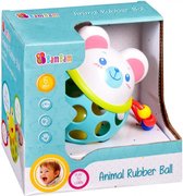Bijtering - Rubberen bal met rammelaarbeer - Rammelaar baby / peuter - Kinderen speelgoed diertje