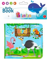 Bam Bam badboek voor baby / peuter - Water speelgoed boekje - Vogels Bird Kingdom