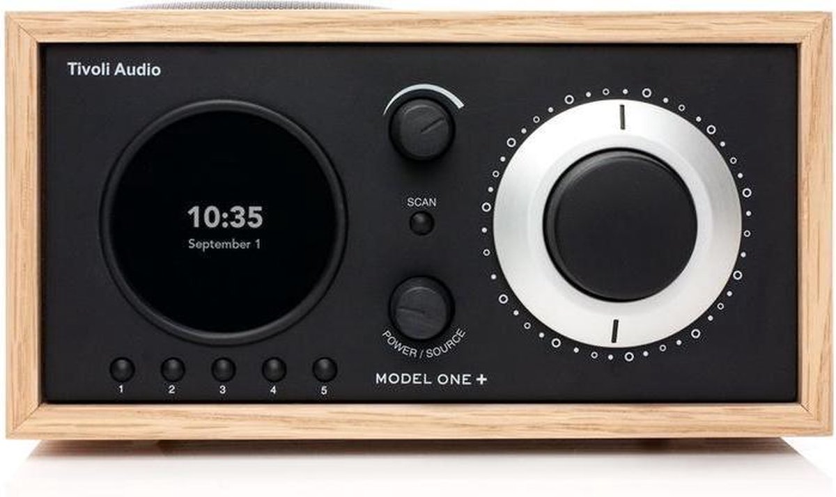Tivoli Audio Model One+ AM/FM / AUX IN / DAB/DAB+ Licht Eiken