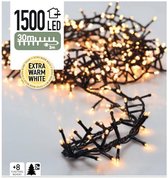 Micro Cluster Kerstverlichting 1500 LED's 30m EXTRA Warm Wit - Lichtsnoer Kerst - It's All About Christmas™