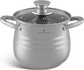 Edënbërg Classic Line - Luxe RVS Kookpan met Deksel - Ø 20 cm - 5.5 L