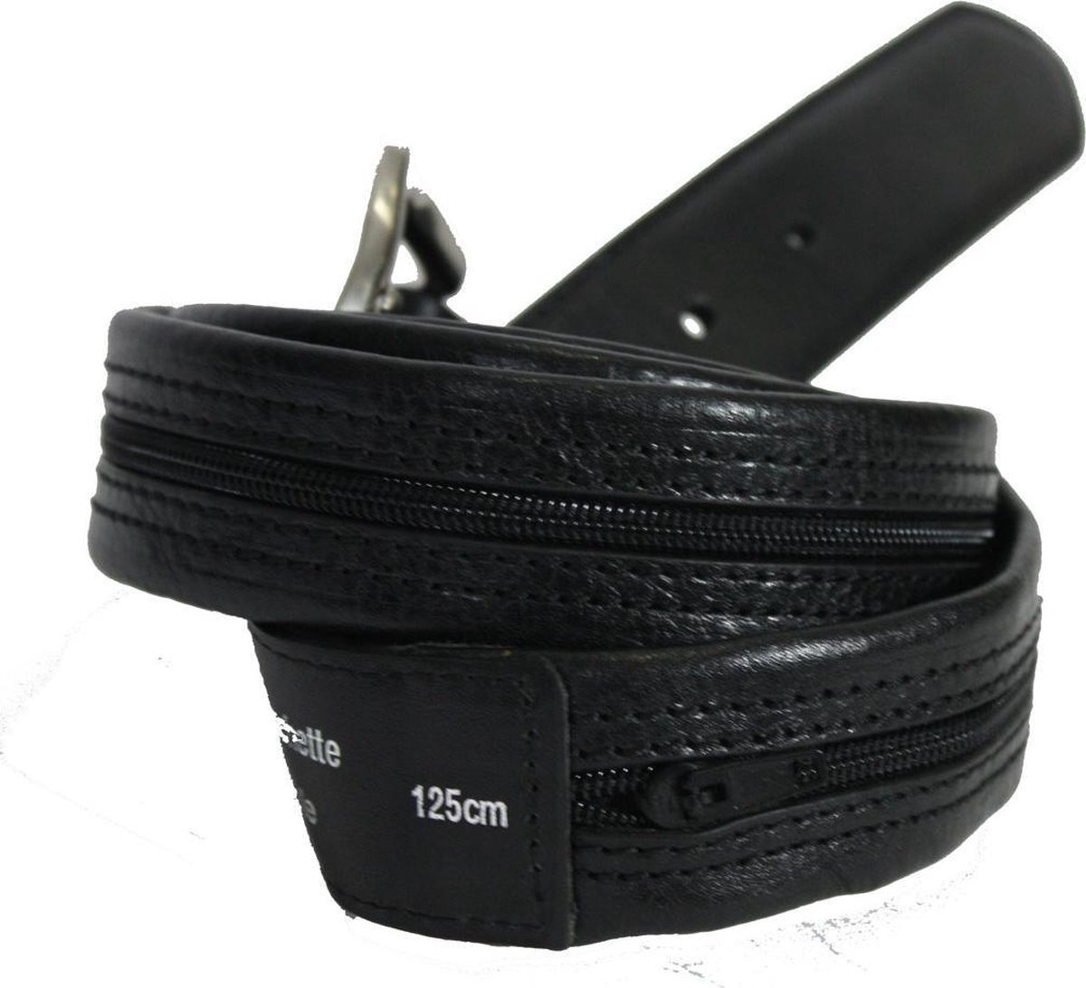 Rangement sécurisé de la ceinture porte-monnaie avec fermeture éclair à  l'intérieur | bol.com