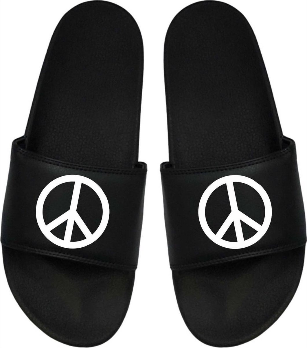 Cadeau Sint - Cadeau Kerst - Cadeau - Cadeau Badslippers - Badslippers Peace / Vrede 35