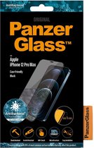 PanzerGlass Gehard Glas Screenprotector Geschikt voor Apple iPhone 12 Pro Max - Zwart