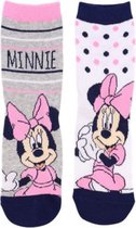Disney Minnie Mouse  - Minnie Mouse sokken - Meisjes - Schoencadeautjes - Sinterklaas cadeau - 2 paar - Maat 23 - 26