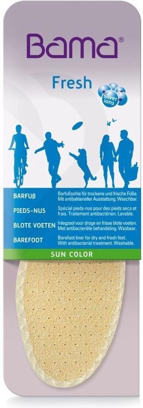 Sun Color Fresh Inlegzool | Anti Bacterieel en Ademend | Bama | Maat 42