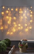 Gouden lichtgordijn 1,3x1,3meter - 80leds