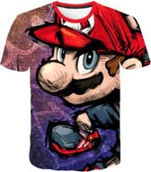 Mario t-shirt - Mario getekend - 152 - kinderen - kleding - mode - Mario - korte mouw