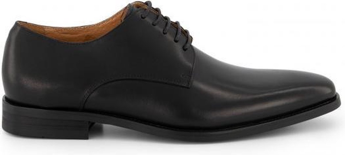 Gents | Schoenen Heren | Nette Veterschoen glad zwart