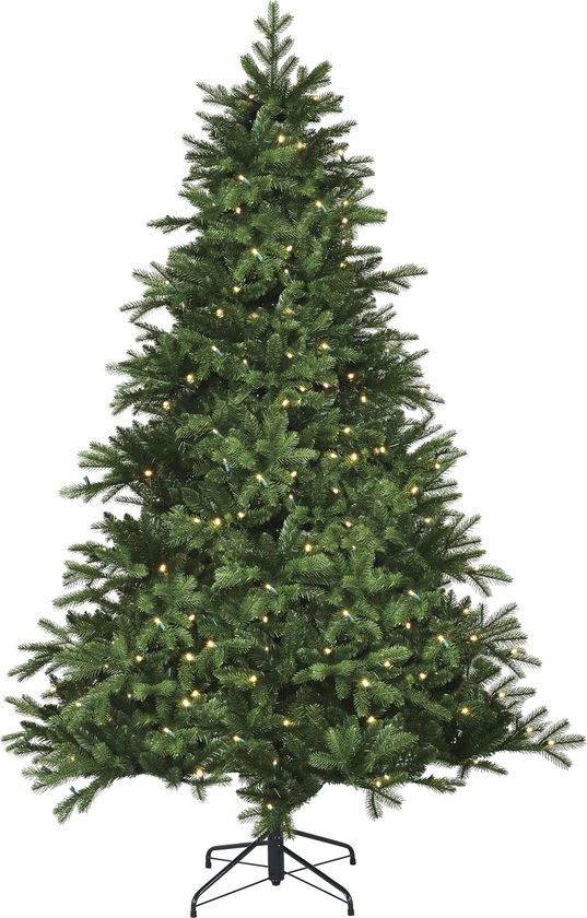 Black Box Trees Brampton Kunstkerstboom met LED Verlichting - H215 x Ø142 cm - Groen