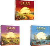 Spellenbundel - Catan -3 stuks- Basisspel & Uitbreidingen Zeevaarders & Kooplieden en Barbaren