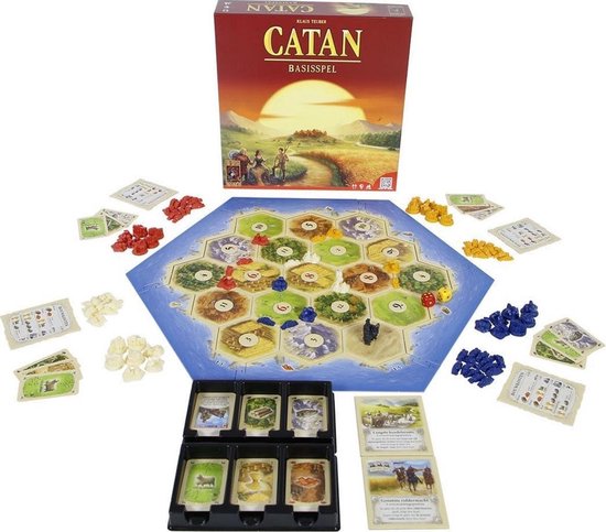 Thumbnail van een extra afbeelding van het spel Spellenbundel - Catan - 2 stuks - Basisspel & Uitbreiding De Zeevaarders