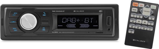 Caliber RMD034DAB-BT - Autoradio 4x 55W met Bluetooth® technologie, DAB+, USB en SD - Zwart
