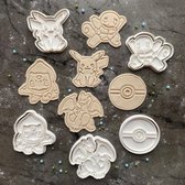 Pokémon Koekjes Uitstekers Set / Koekjes Vormen - 5 Stuks