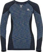 Odlo Shirt Ronde Hals Lange Mouwen BLACKCOMB BLAUW - Maat S