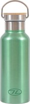 Bouteille Highlander Thermos Campsite 500 Ml Bamboe/ acier inoxydable Vert menthe