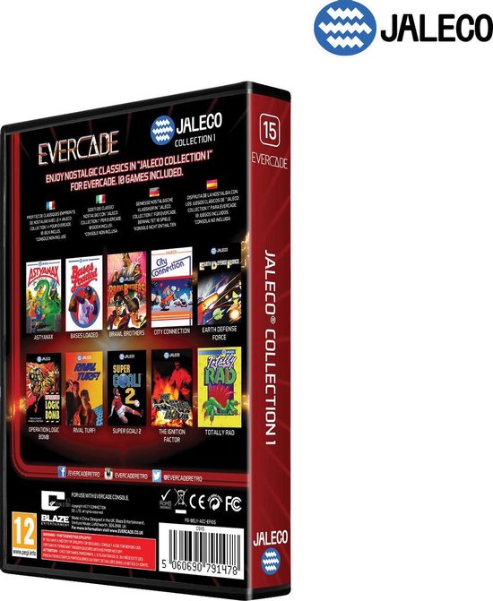 Evercade - Jaleco cartridge 1 - 10 games - Evercade