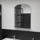 Wandspiegel 50x70 (incl LW 3d klok) - spiegel