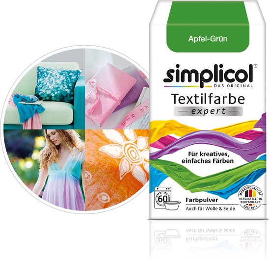 De Kamer ga werken Onderhandelen Simplicol Textielverf Expert met Color Fixer - Textielverf voor wasmachine  of handwas... | bol.com