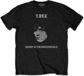 T. Rex Heren Tshirt -2XL- Dandy Zwart