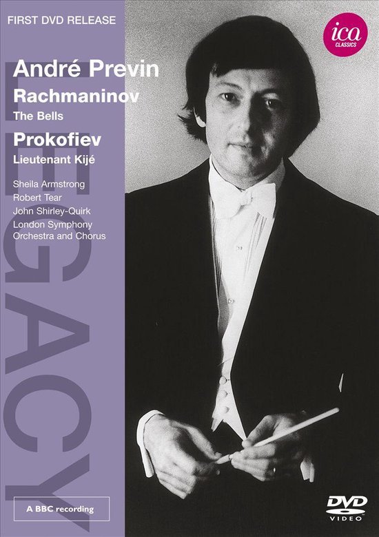 Cover van de film 'André Previn - Conducts Rachmaninov & Prokofiev'