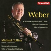 Michael Collins, Stephen Stirling, City Of London Sinfonia - Weber: Clarinet Concertos Nos 1 & 2/Horn Concertino/Clarinet Concertino (2 CD)