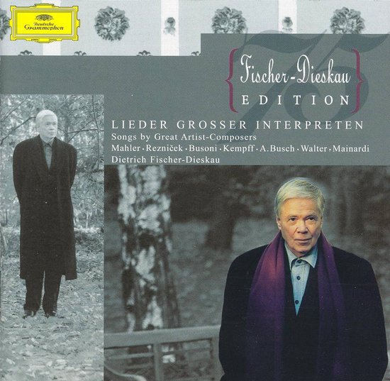CD-hoes met Dietrich Fischer-Dieskau, Lieder Grosser Interpreten, Deutsche Grammophon.