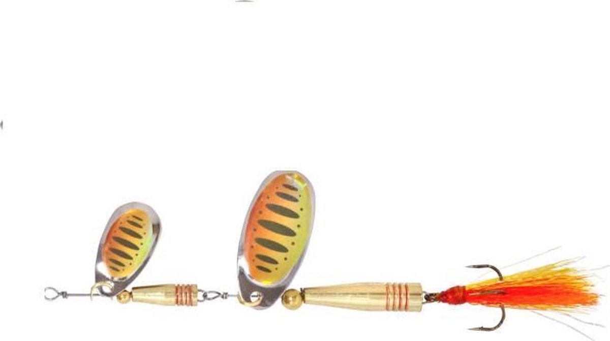 Zebco Waterwings Double Blade| Size 1 10g| Orange/ Black
