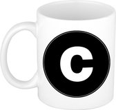 Mok / beker met de letter C voor het maken van een naam / woord - koffiebeker / koffiemok - namen beker