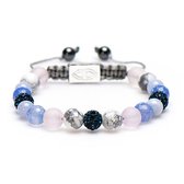 Karma armband 85316 Spiral Blue Beach M (Blue Crystal)