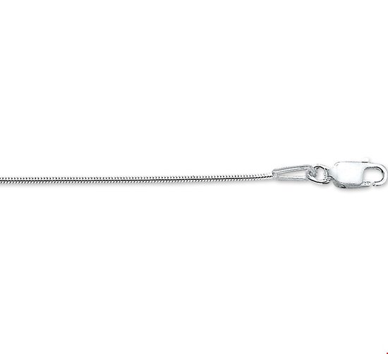 42cm Zilveren Slangen ketting 0,9mm