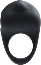 Vedo – Oplaadbare Siliconen Cockring voor Koppels met Zijdezacht Textuur en Vibratie – 8.8 cm – Zwart