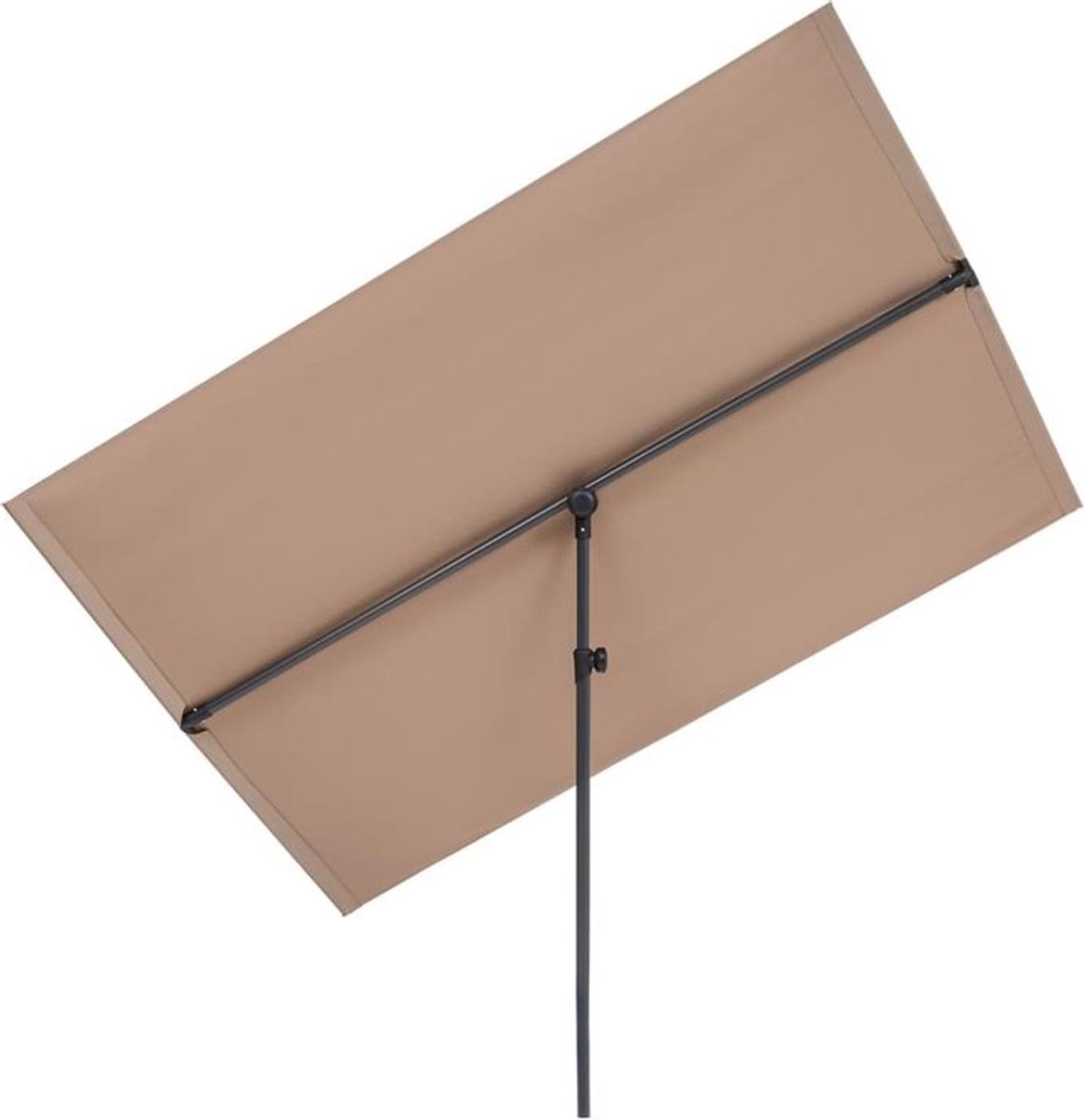Blumfeldt Flex-Shade XL parasol 150 x 210 cm , scherm van waterafstotend polyester , UV 50 , taupe