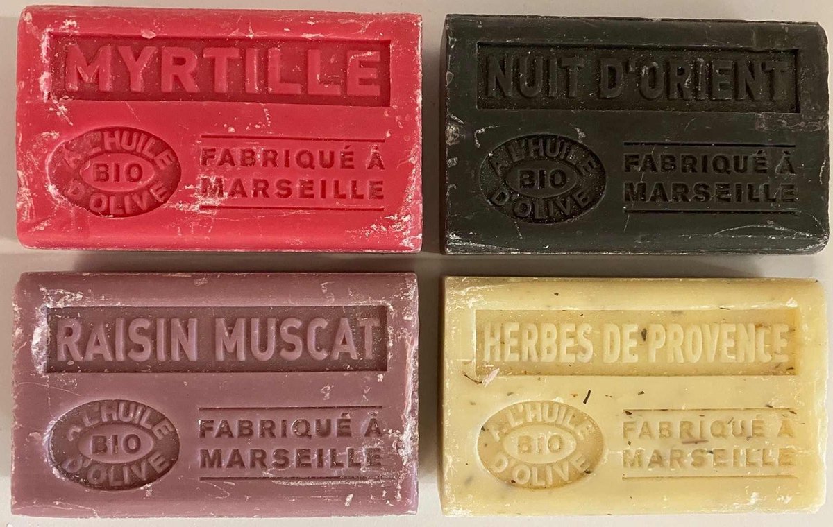 Goedkoopste Savon A L'Huile D'Olive set van natuurzepen 4 x 125 gr